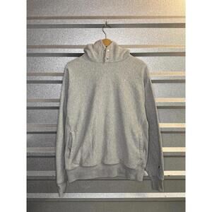 Champion Reverse Weave Large Gray Hoodie Sweatshirt Large